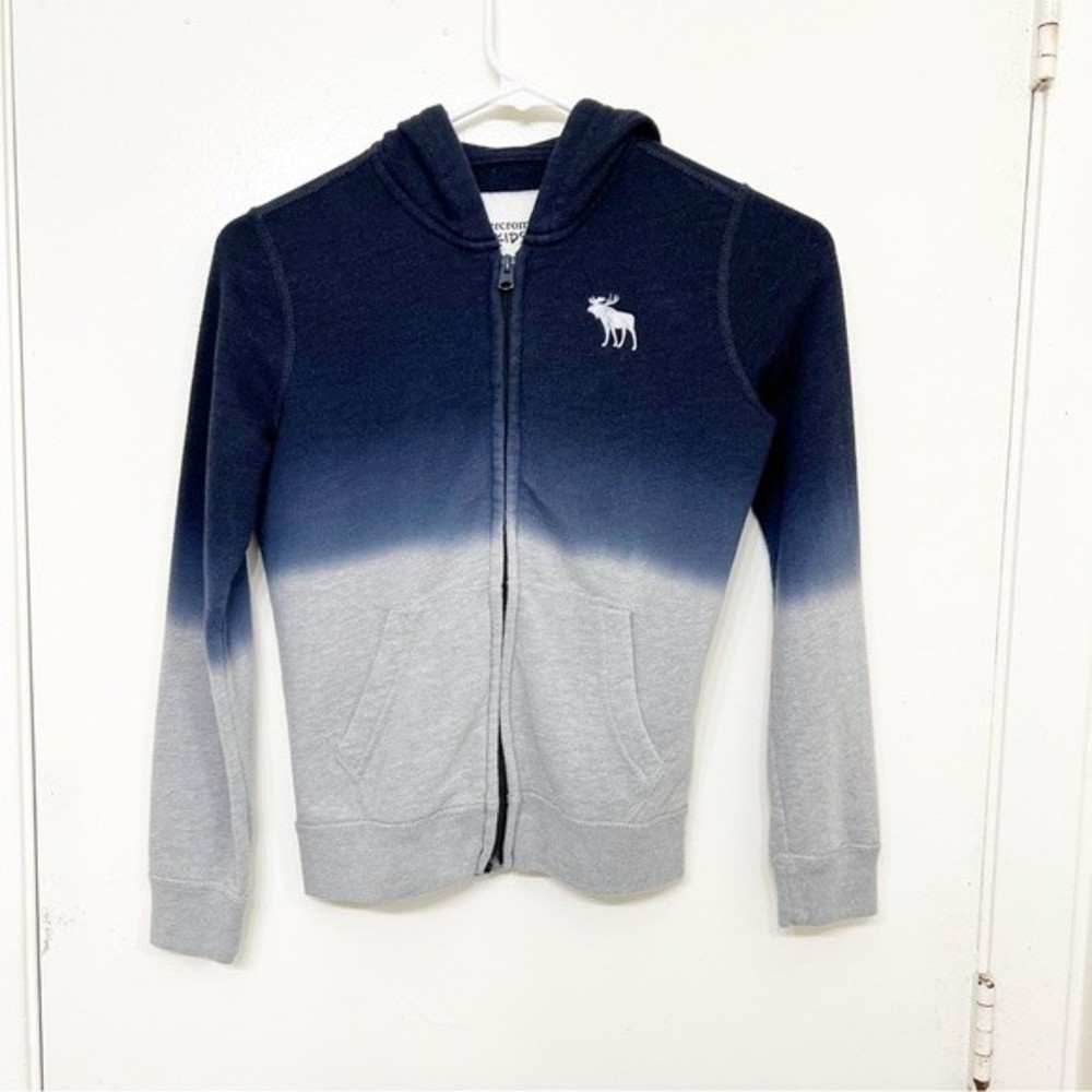 Pre-Owned Abercrombie Kids Navy Blue/Gray Jacket